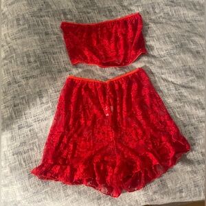 Floral Lace Lingerie Set